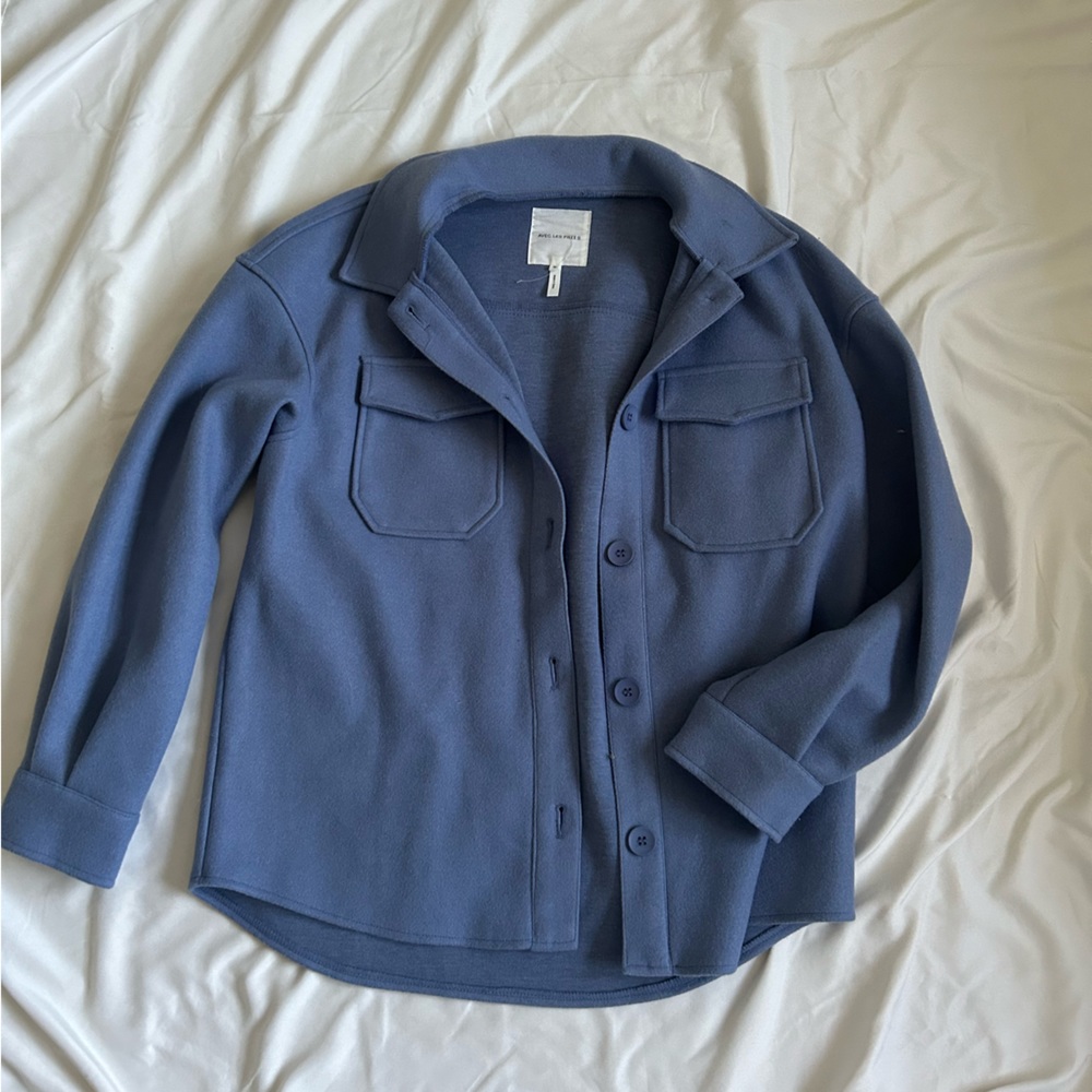 Blue shacket